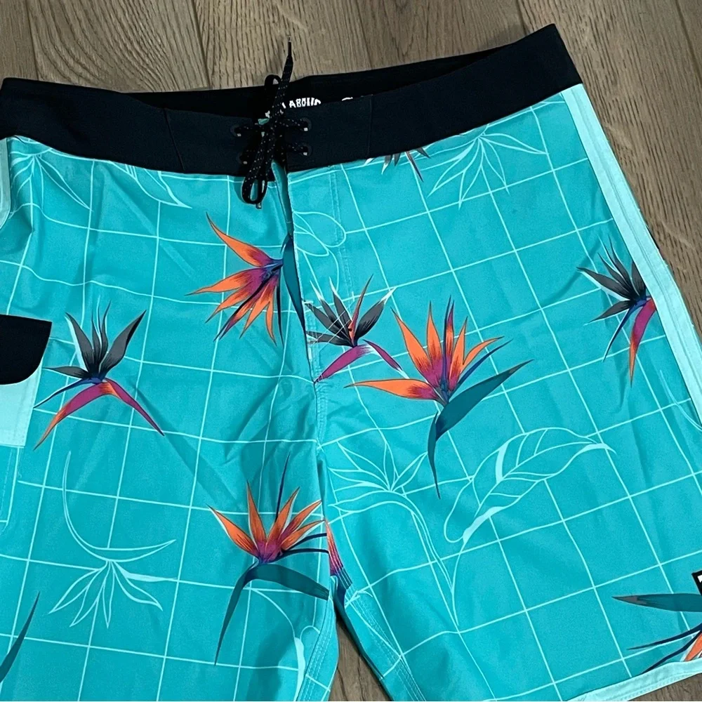 Billabong Recycler 73‎ Pro Bird of Paradise Swim Trunks